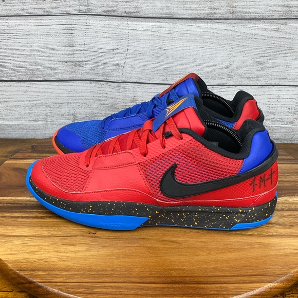 Nike Ja 1 Hunger University Red Royal Blue Basketball Shoe DR8785-401 Men’s 10